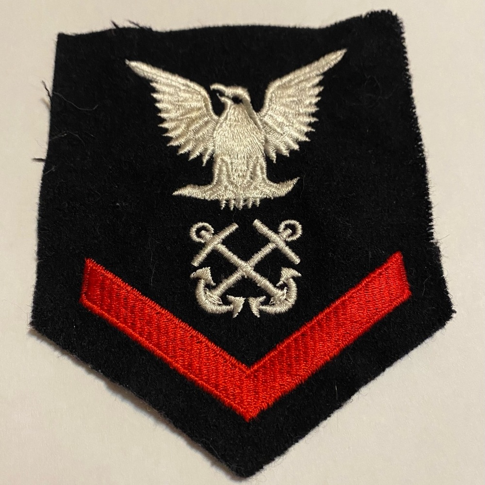 Navy patch vintage US military WW2 to Cold War era